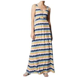 BODEN Jersey Knit Maxi Dress BOLD Prints SIZE US 6R UK 10 Stretch